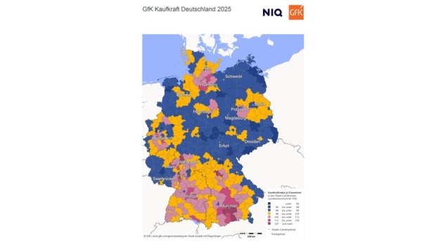 Kaufkraft der Deutschen steigt, kompensiert gestiegene Preise aber nicht - Quelle: GfK